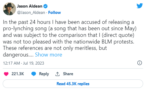 Sheryl Crow condemns Jason Aldean’s new divisive single, saying, "this is not American."