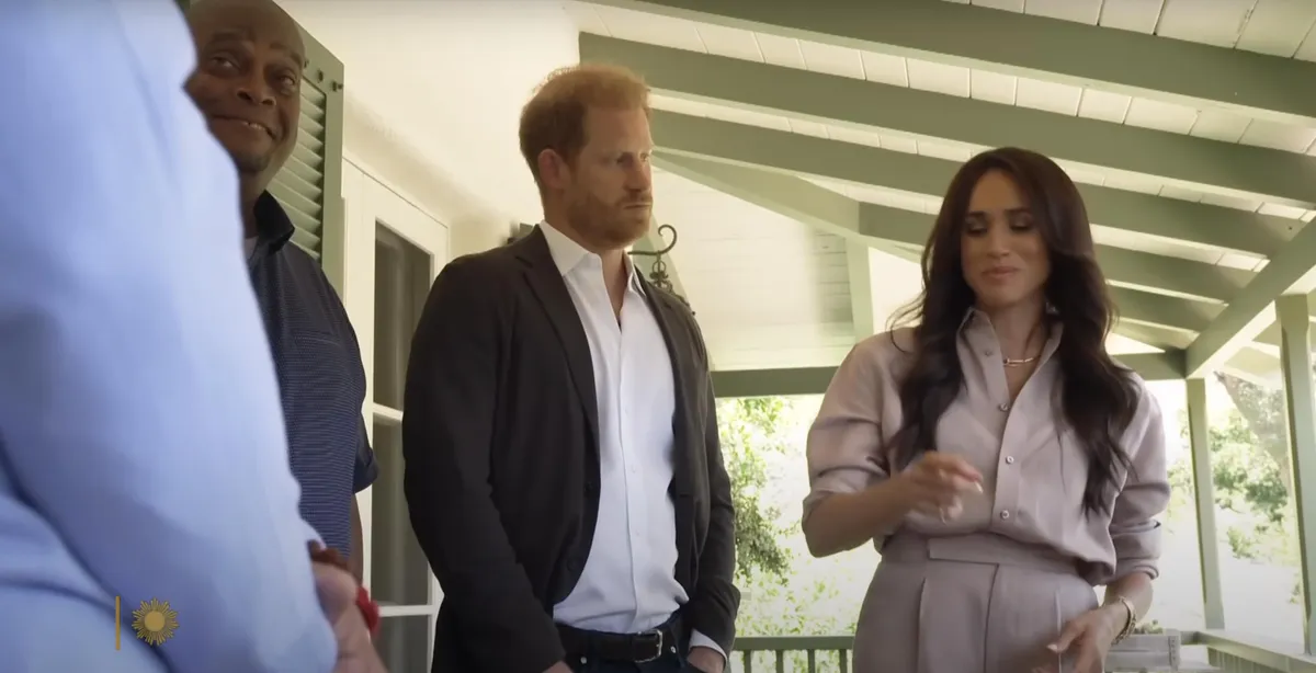 Here's why Meghan Markle gave Prince Harry an icy stare during their newest interview