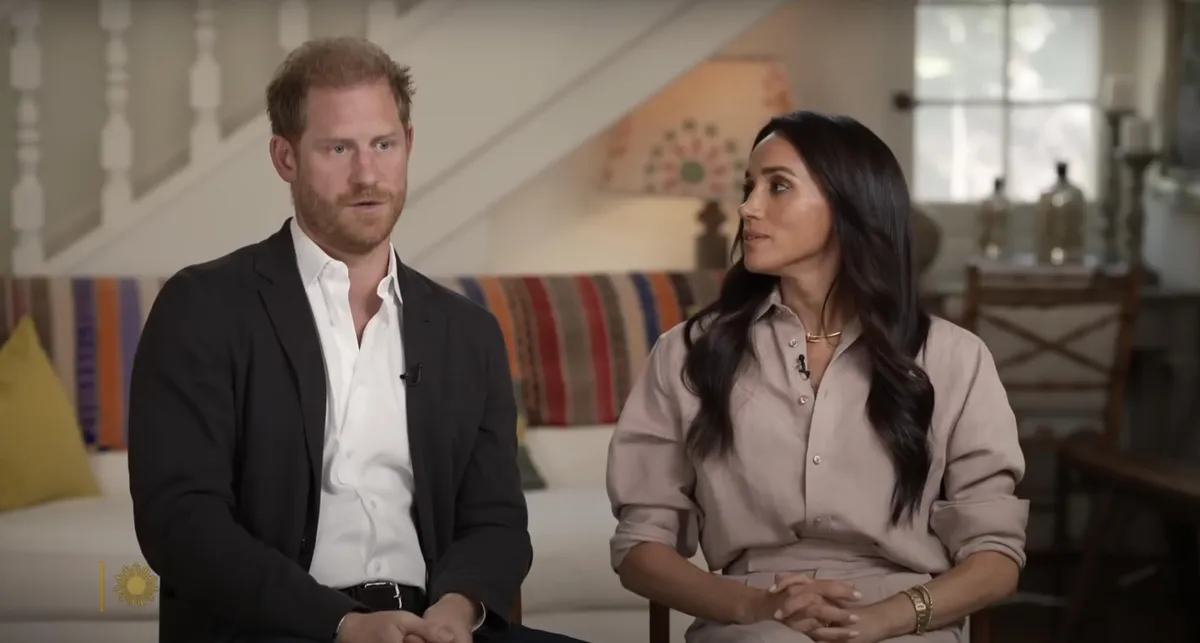 Here's why Meghan Markle gave Prince Harry an icy stare during their newest interview