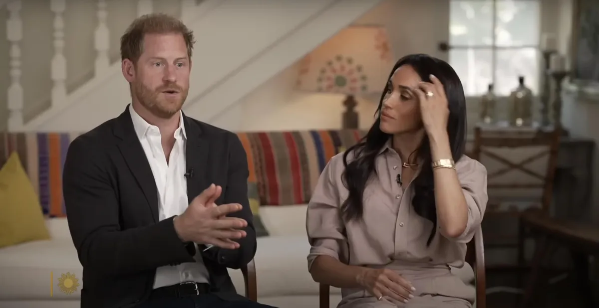Here's why Meghan Markle gave Prince Harry an icy stare during their newest interview
