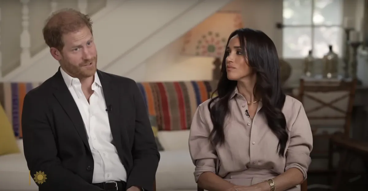 Here's why Meghan Markle gave Prince Harry an icy stare during their newest interview