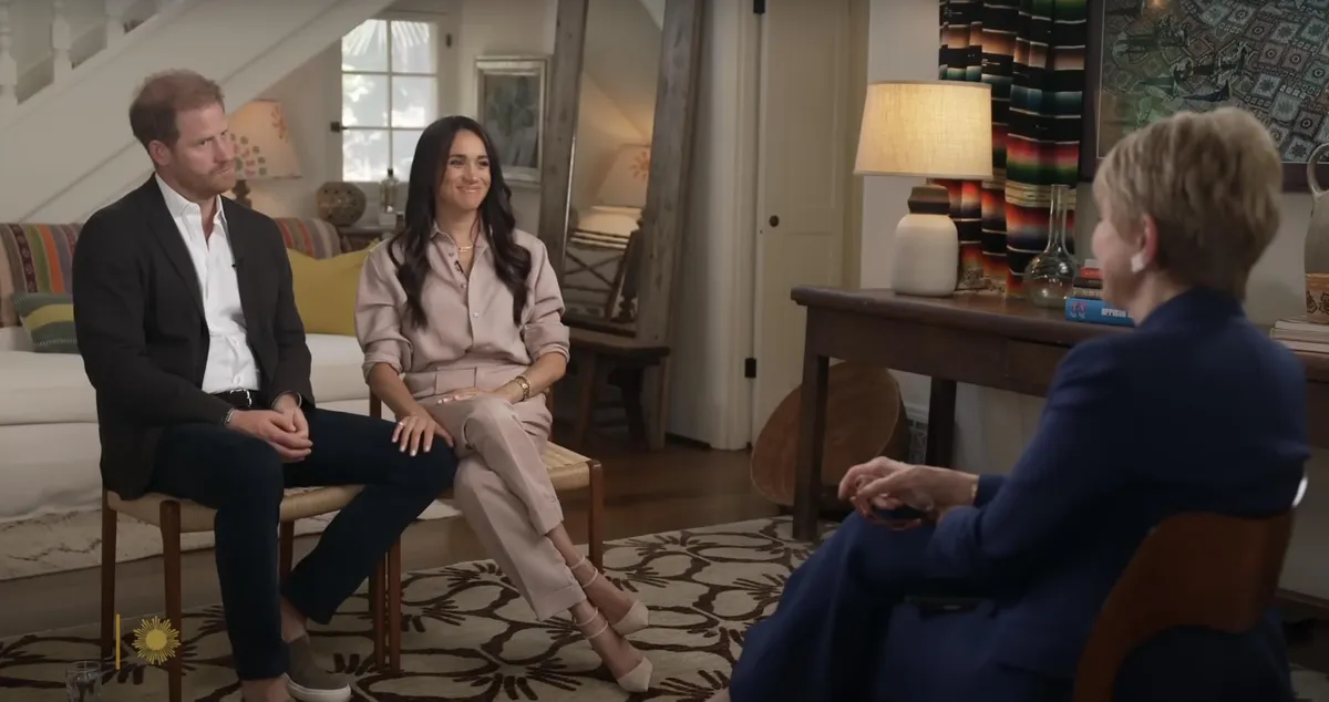 Here's why Meghan Markle gave Prince Harry an icy stare during their newest interview