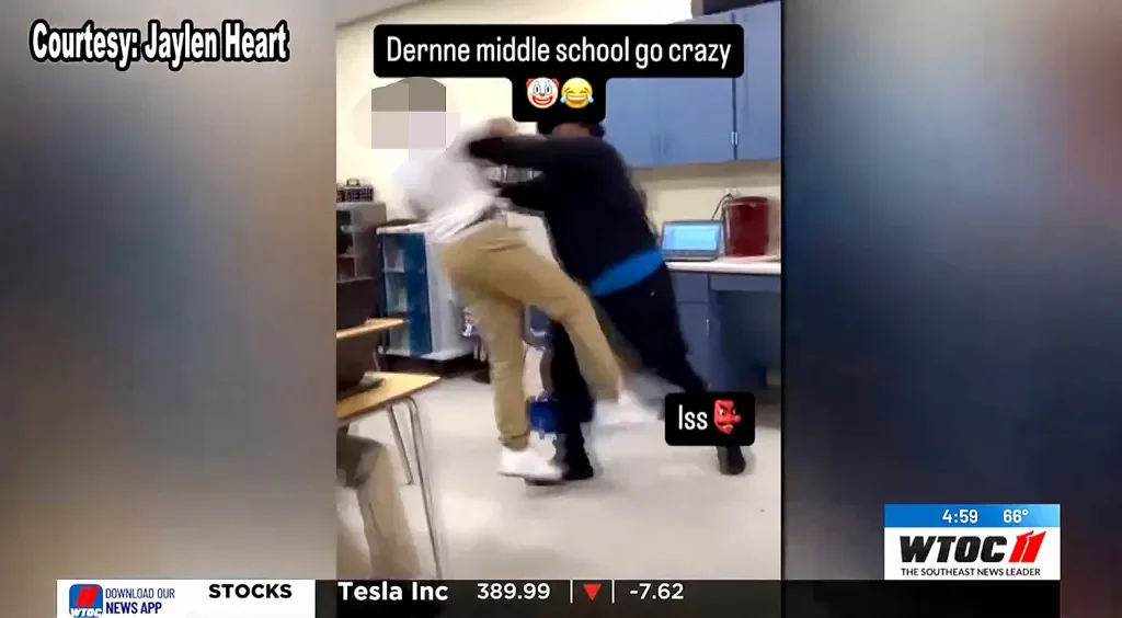 Georgia teacher tosses 11-year-old boy like a rag doll across classroom after making crude remarks about kid’s mom